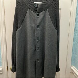 Gray Women's Sweater swing coat medium